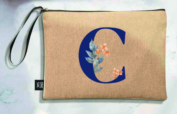 Sac à main Lettre C (Modèles variés) (25 × 18 × 1 cm)